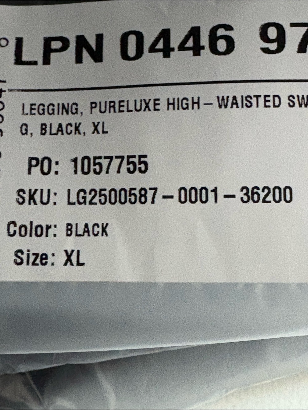 Fabletics Women’s XL PureLuxe High Waisted Sweetheart Leggings New with Tags - Picture 9 of 9